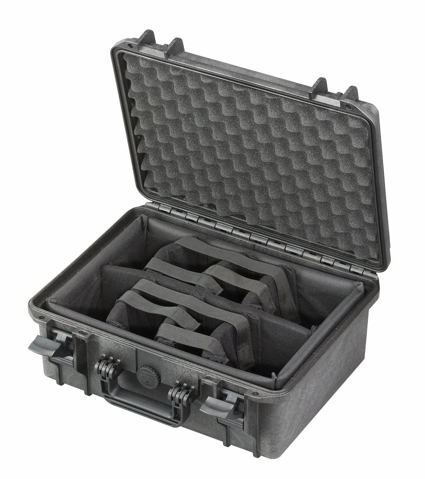 Professioneller Transportkoffer MCC380H160CAM - Universal Hartschalen Outdoor Koffer - MAX380H160CAM - 380 x 270 x 160 mm