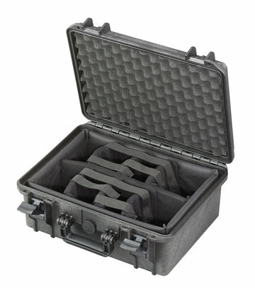Professioneller Transportkoffer MCC380H160CAM - Universal Hartschalen Outdoor Koffer - MAX380H160CAM - 380 x 270 x 160 mm