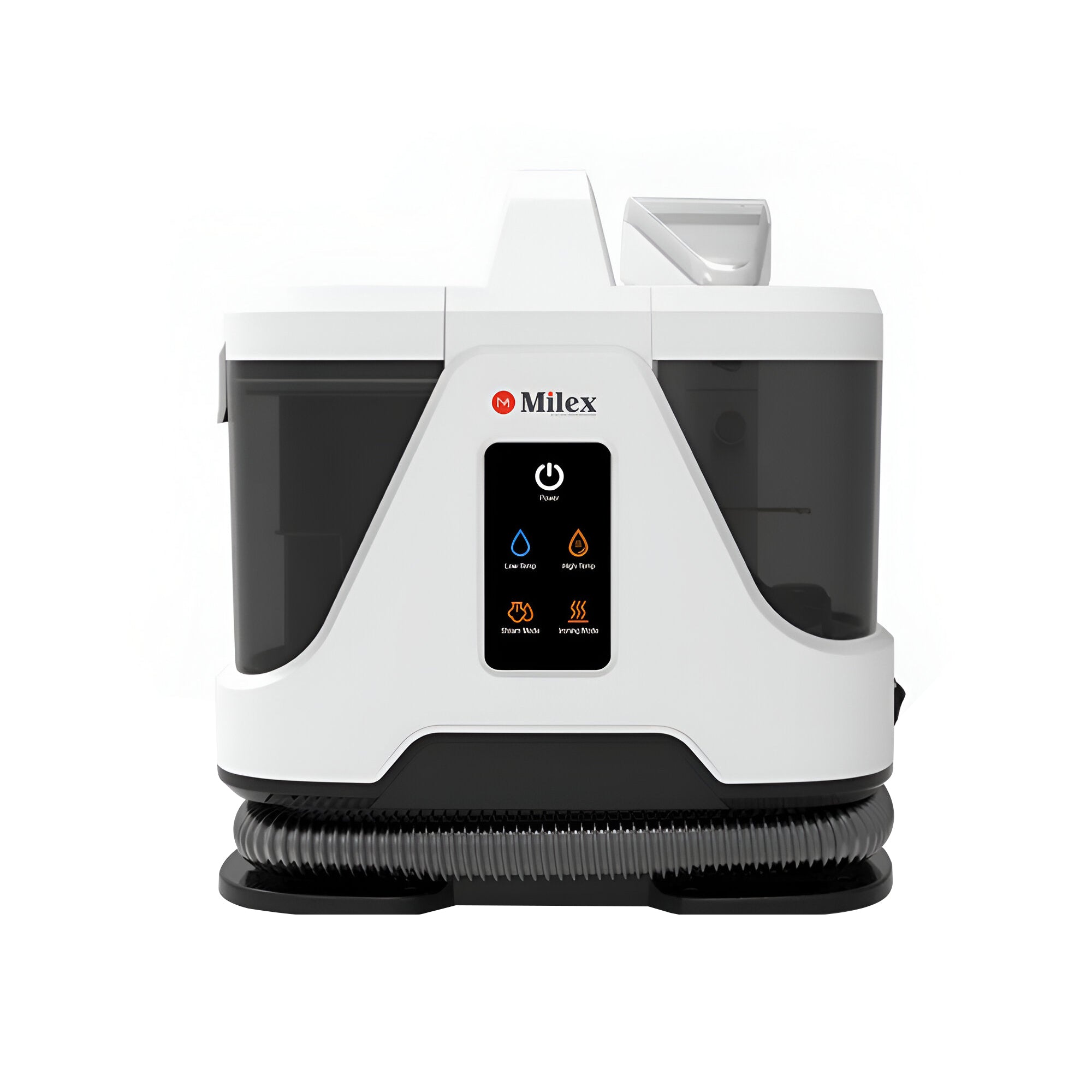 White Milex Milex Hydro-Steam Carpet & Upholstery Cleaner on a white background