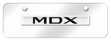 Acura MDX Name Mini Plate - Chrome on Mirrored - Official Licensed