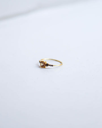 Anillo BONIE BRUN granate