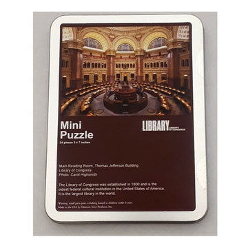 Main Reading Room Mini Puzzle - Library of Congress Shop