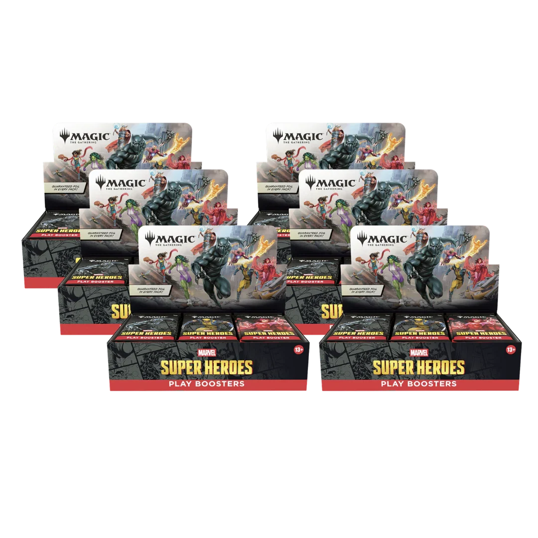 Magic: The Gathering - Marvel Super Heroes (MSH) - SEALED CASE  - 6x Play Booster Display Box (PRE-ORDER LATE JUNE 2026)