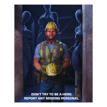 Don't Be A Hero Print