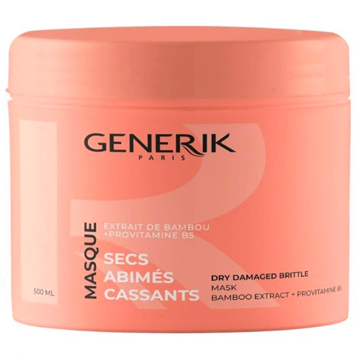 Masque Cheveux Secs/Abîmés/Cassants Generik