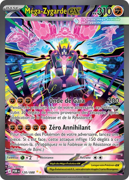 Méga-Zygarde ex (POR 120/088) - ME03 Équilibre Parfait - Carte Pokémon