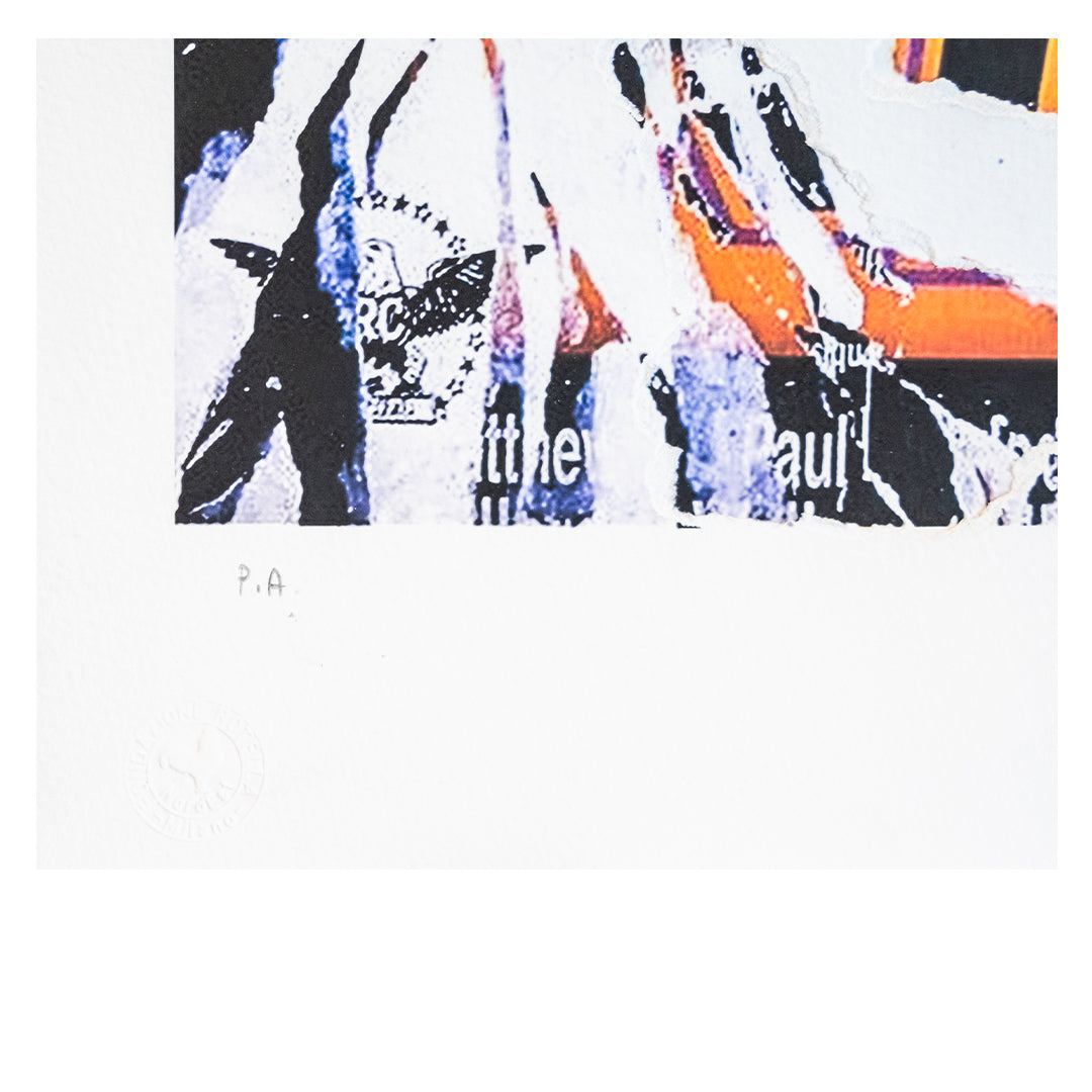Mimmo Rotella - King Creole - Décollage