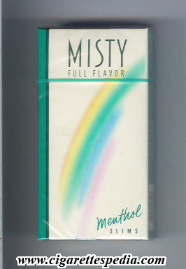 do they still make misty cigarettes Misty (with line from the left) (Full  Flavor Menthol) L-20-H