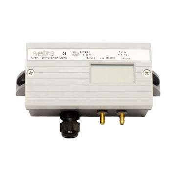 Transmisor de Presión Diferencial, Aire, Gases, Con Display, Rango +/-250Pa, Salida 4-20mA