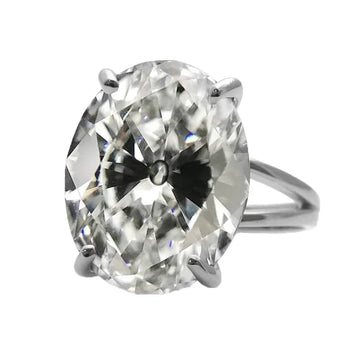 Schitterend Solitaire Verlovingsring 8 karaat – hoofdaanzicht