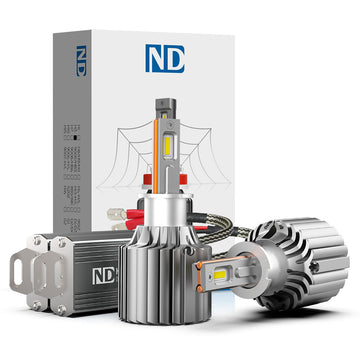 Brightest H3 LED Headlight Bulb 140W 16800LM White | NAOEVO ND Series - NAOEVO