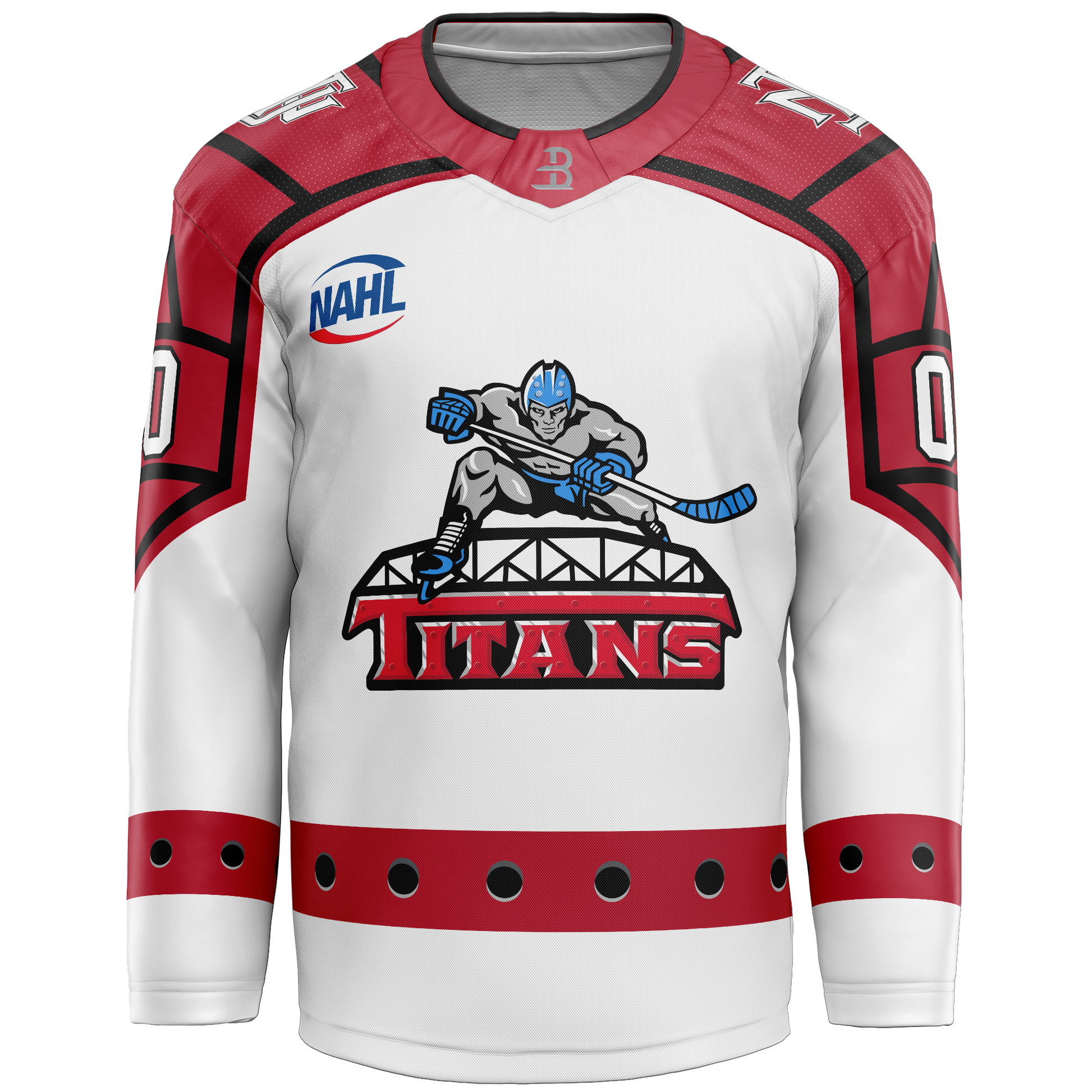 NJ Titans Youth Goalie Sublimated Jersey - Extras