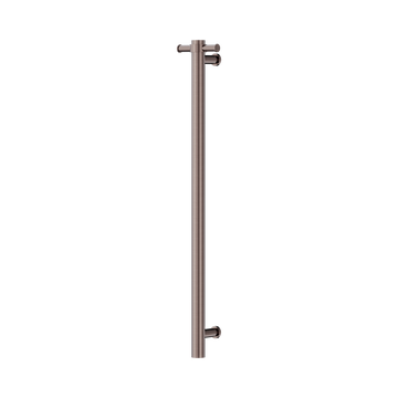 Non-Heated Vertical Towel Rail 900mm Brushed Bronze