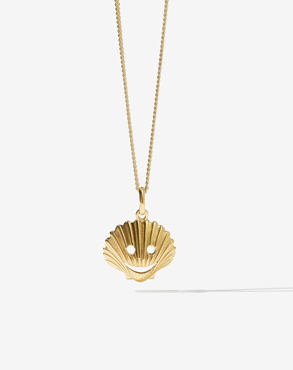 NELL Shell Necklace | 9ct Yellow Gold