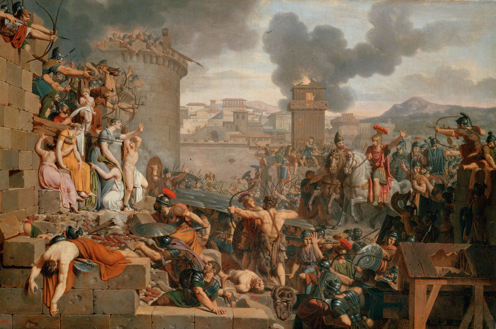 Nicolas Poussin - The Victory of Joshua over the Amalekites-Reproduction-Get Custom Art