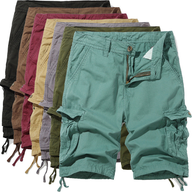 Herren Cargo-Shorts mit praktischen Taschen und verstellbarem Kordelzug Echoarchiv
