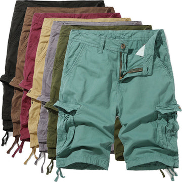Herren Cargo-Shorts mit praktischen Taschen und verstellbarem Kordelzug Echoarchiv