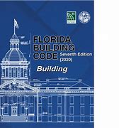 Blue cover of Florida Building Code Seventh Edition 2020 showing state capitol dome and architectural drawings for building regulations
