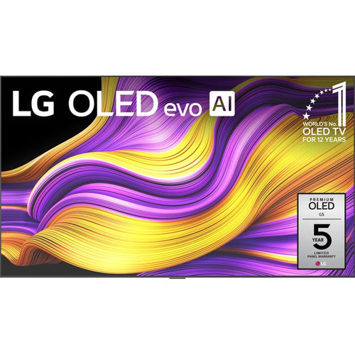 LG 83 Inch G5 Series OLED evo 4K UHD Smart webOS TV with One Wall Design (2025)