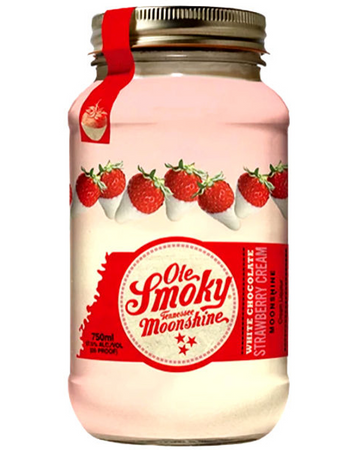 Ole Smoky White Chocolate Strawberry Cream Moonshine 750ml