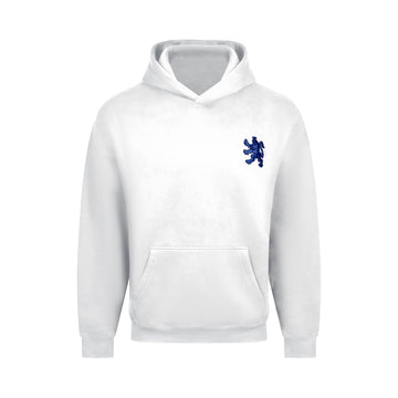O.Leo Hoodie Wit (Blauwe Leeuw)