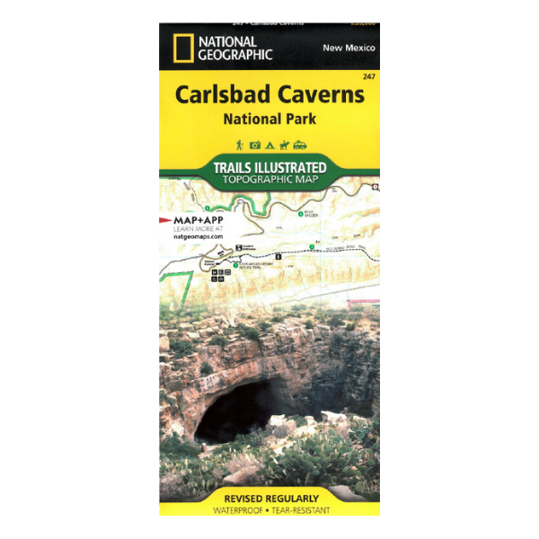 Map: Carlsbad Caverns National Park (Trails Illustrated) NM