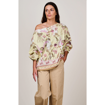 YESS - BLOUSE -  ULLA - SUNFISH LICHT GEEL