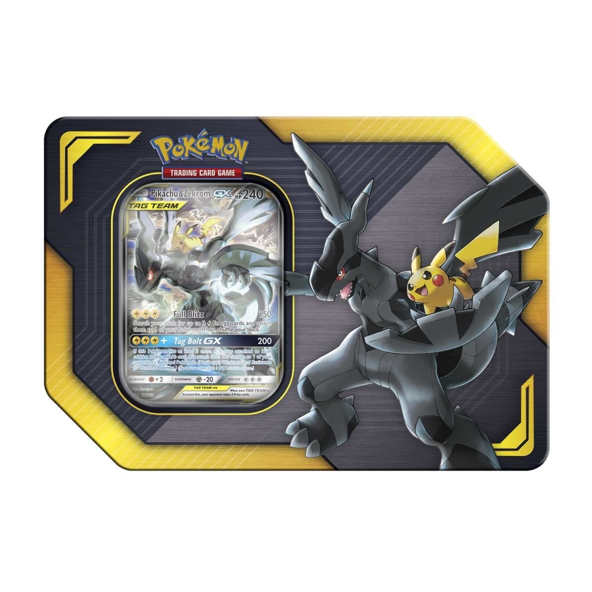 Pokémon TCG: TAG TEAM Tin (Pikachu & Zekrom-GX)