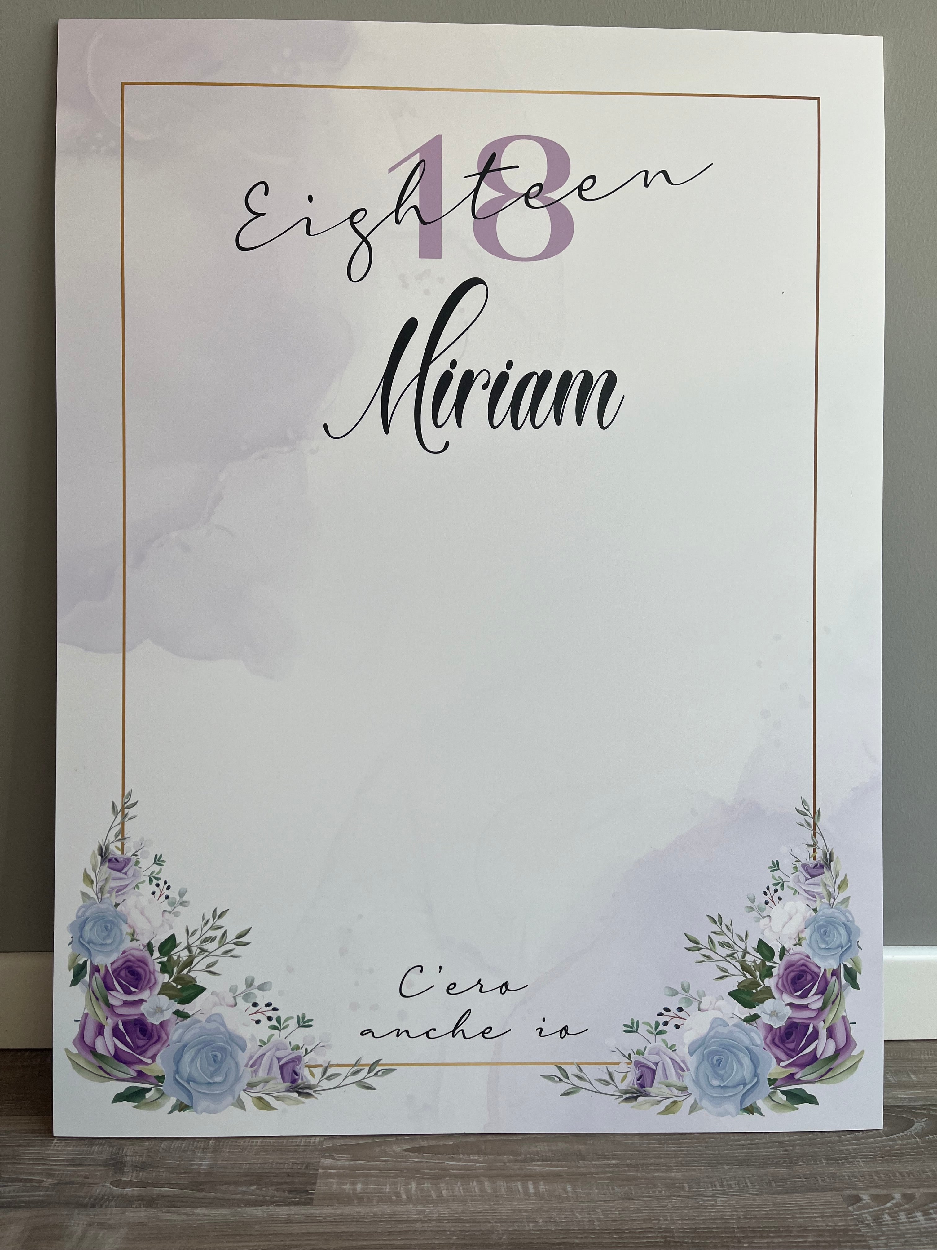 pannello guest book per firme e dediche per eventi