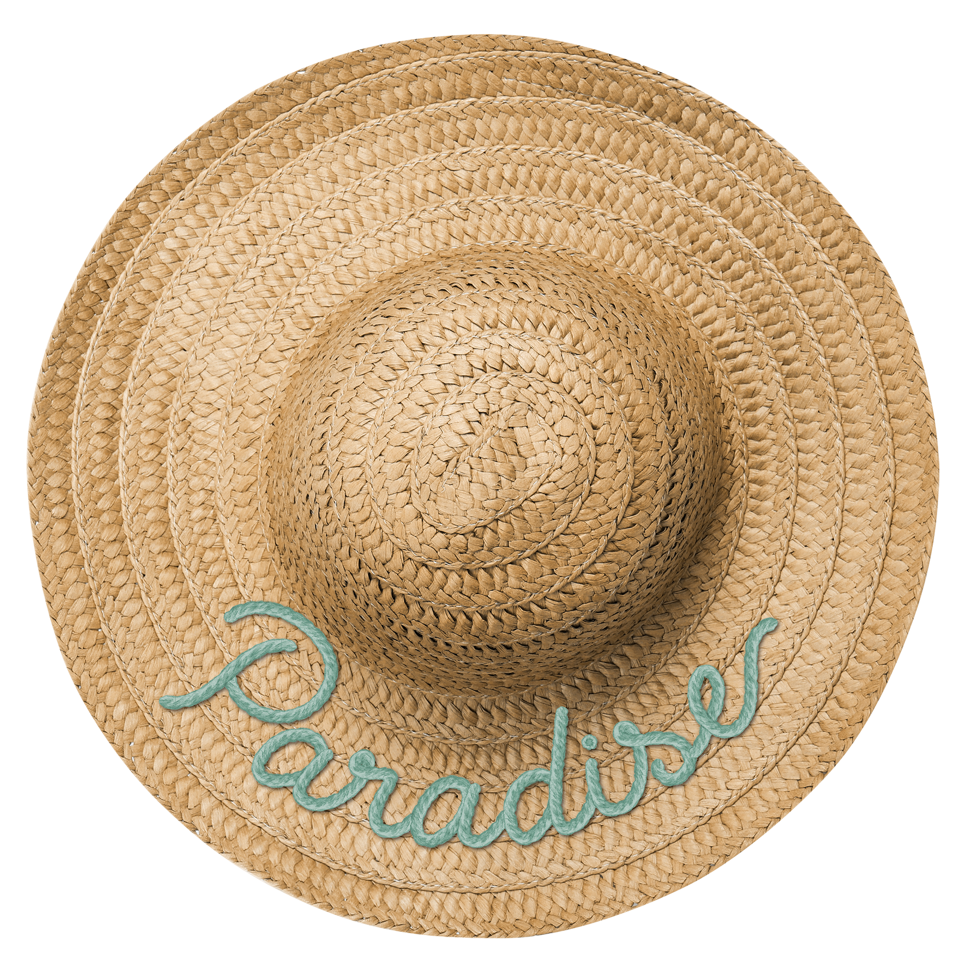 Chapeau de paille en PVC expansé Paradise