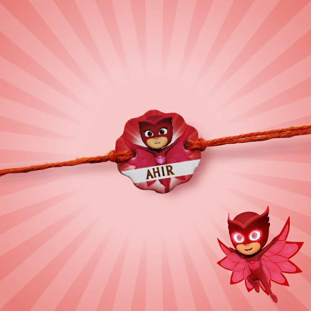 Babble Wrap PJ Mask Owlette Craft Rakhi