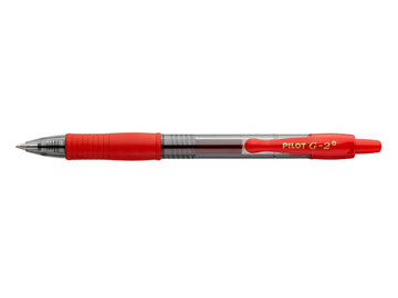 Pilot Gelpen G-2 Plus BeGreen m/klik 0,7 rød – Gelpenne (billede 1)