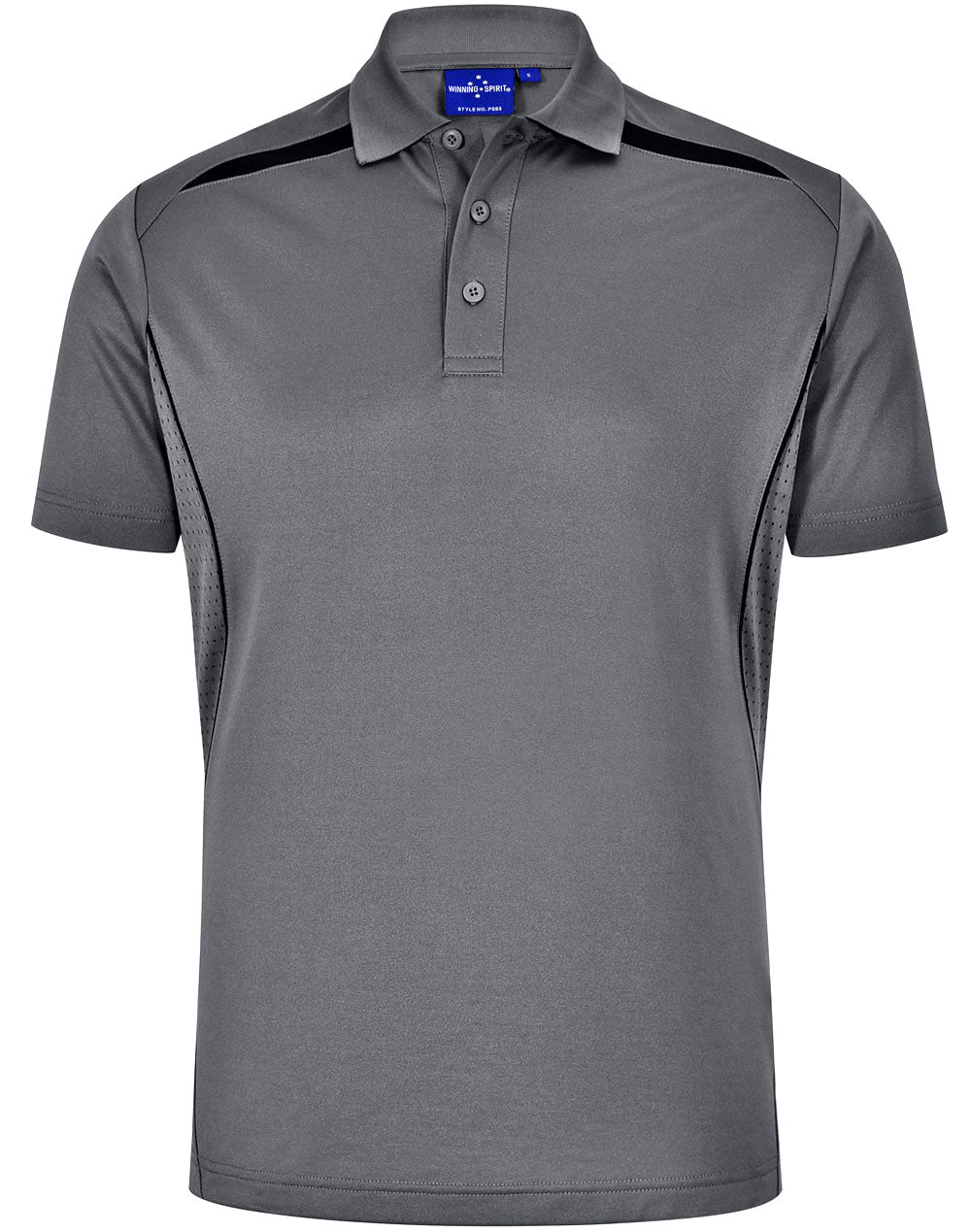 Winning Spirit - Mens Sustainable Poly/Cotton Contrast SS Polo - PS93 - 1st