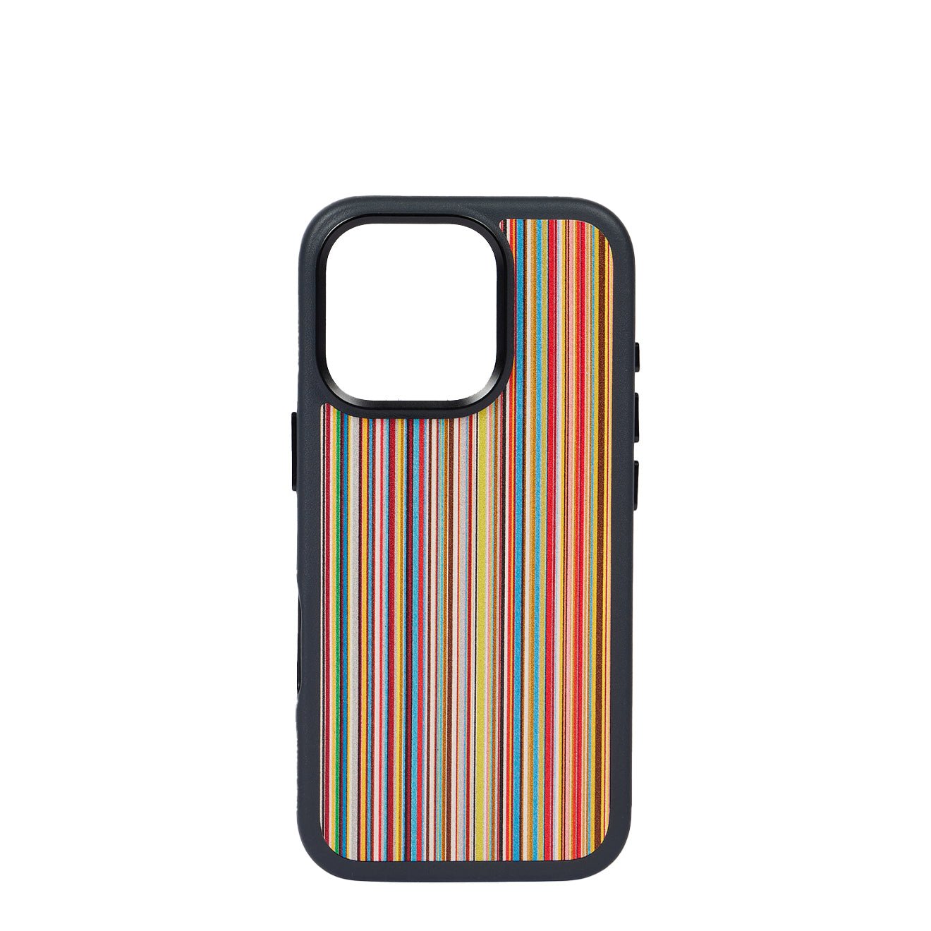 Paul Smith Signature Stripe Leather MagSafe iPhone 16 Pro Case Multicolour - Yards Store