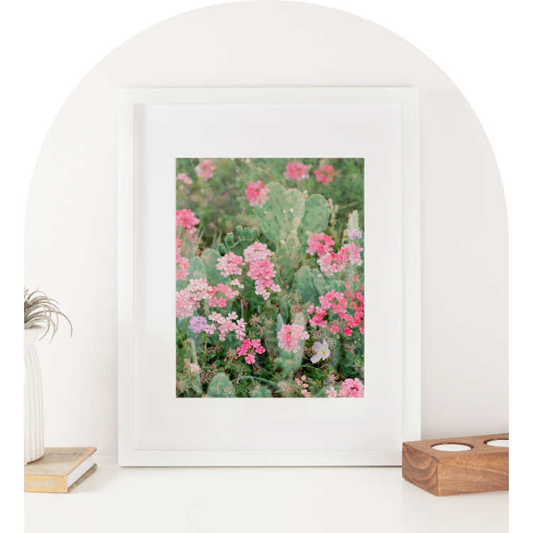 Double Exposure Pink Haze 8x10 Art Print