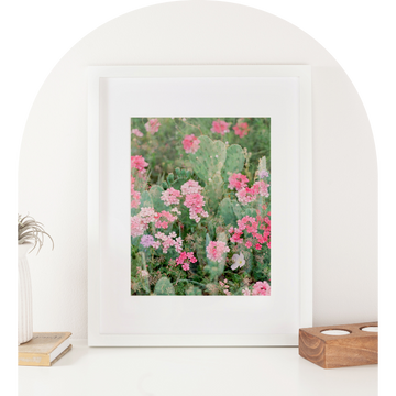 Double Exposure Pink Haze 8x10 Art Print