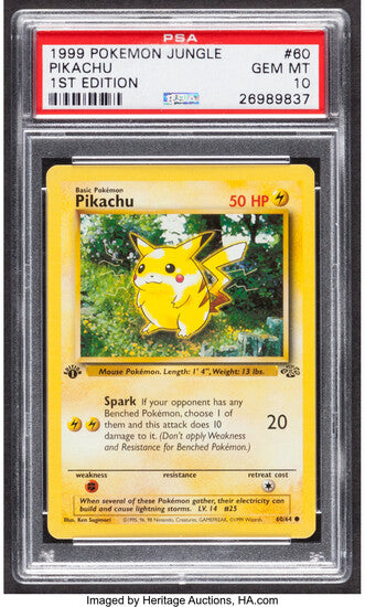 Pokémon Pikachu #60 First Edition Jungle Set Trading Card... in United States
