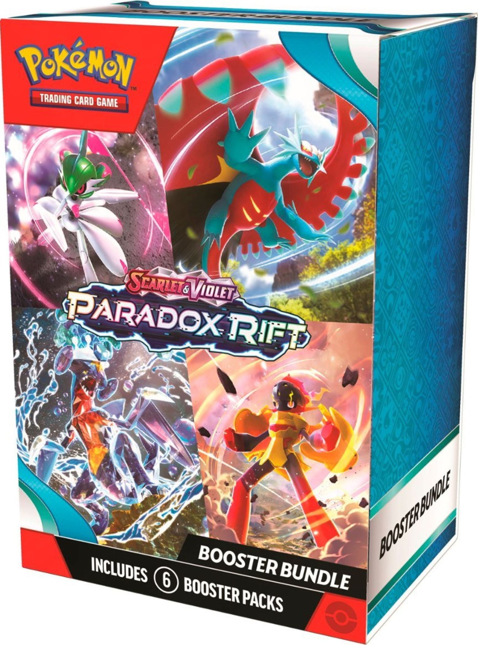 Pokemon Trading Card Games Scarlet & Violet 4 Paradox Rift Booster Bundle 6  Booster Packs