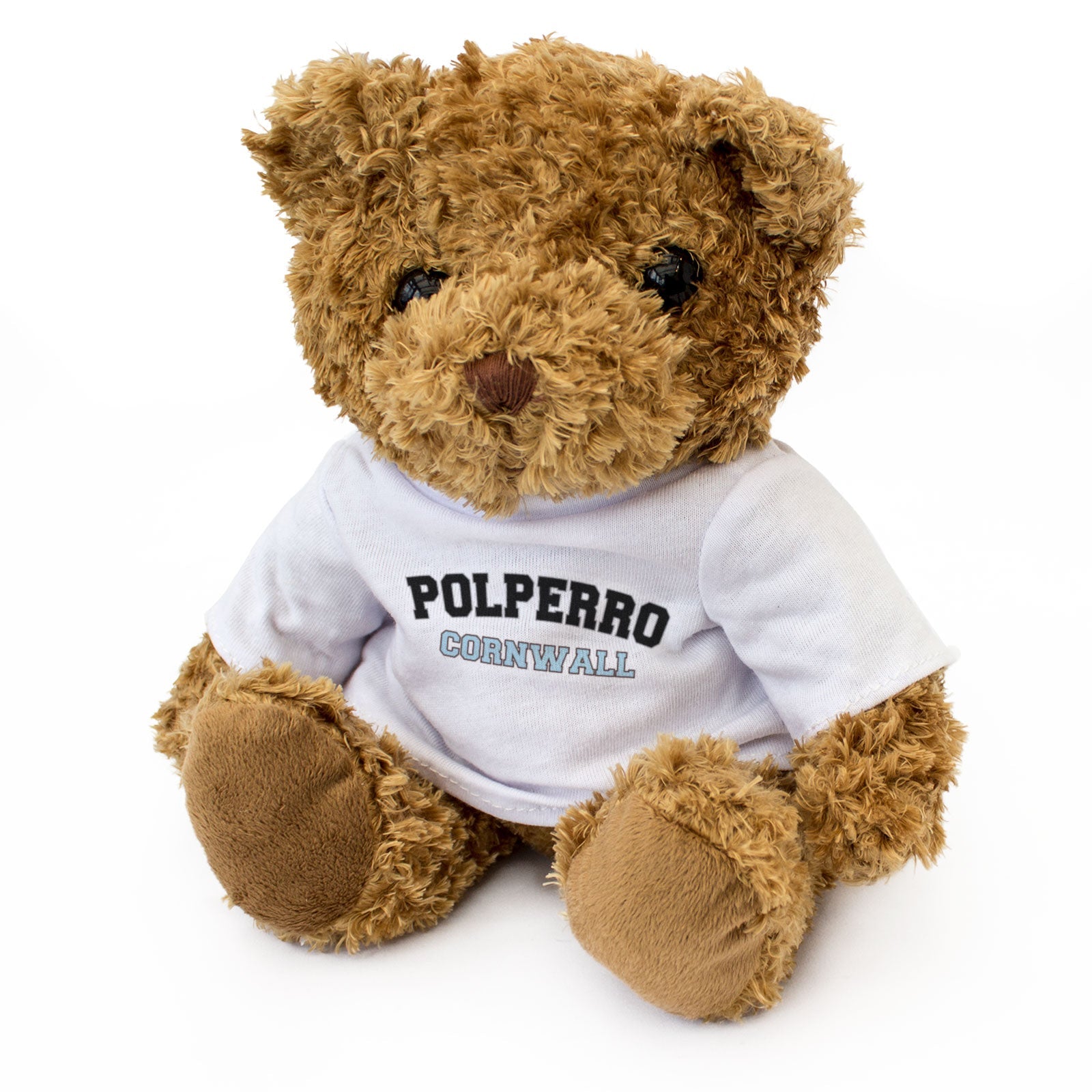 POLPERRO, CORNWALL - Teddy Bear - Cute Cuddly Soft - Cornish Gift Present