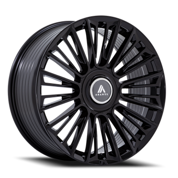 Asanti Black Label Premier AB049 BX 24x10 +20 5x112/5x120mm 74.1mm Gloss Black