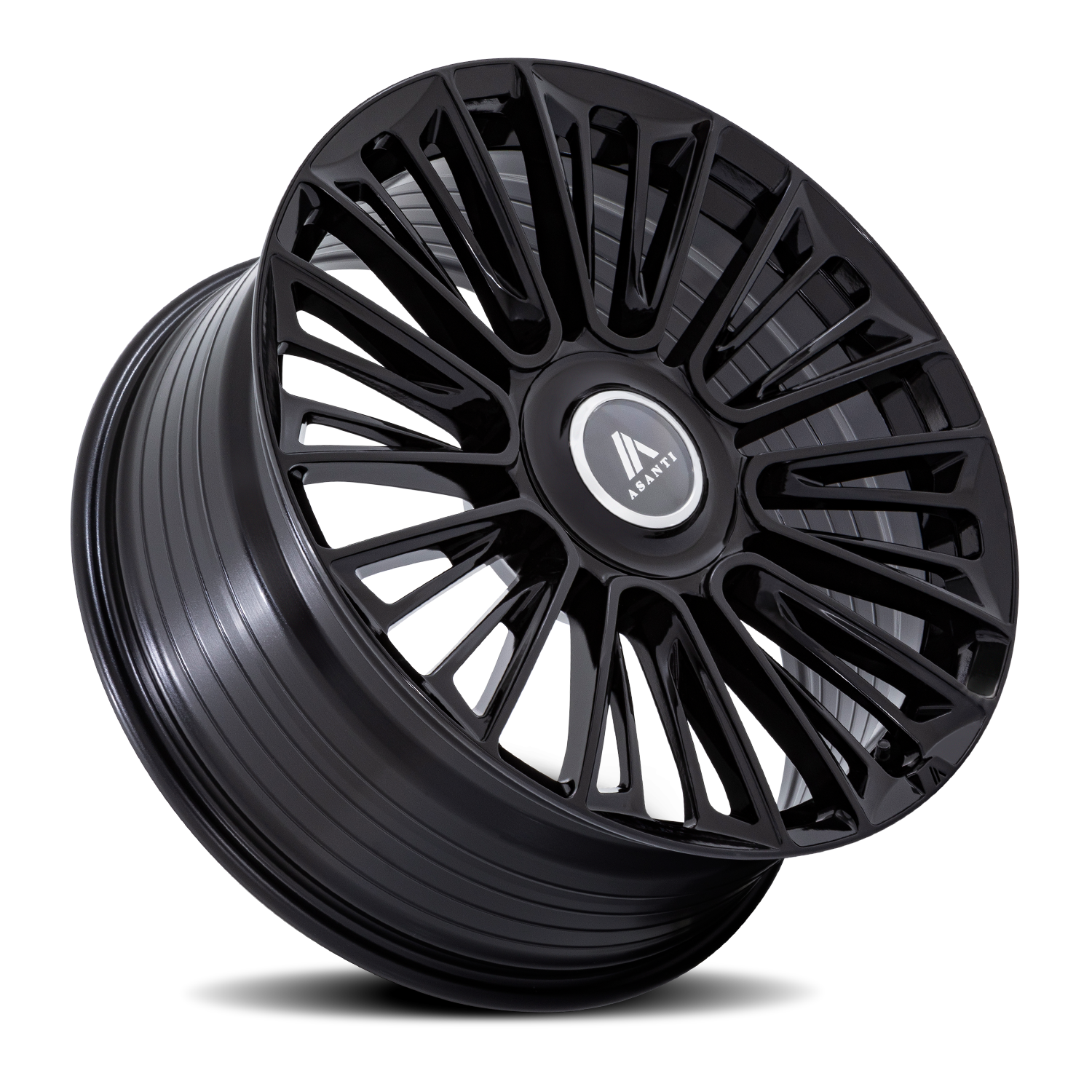 Asanti Black Label Premier AB049 BX 24x10 +20 5x112/5x120mm 74.1mm Gloss Black