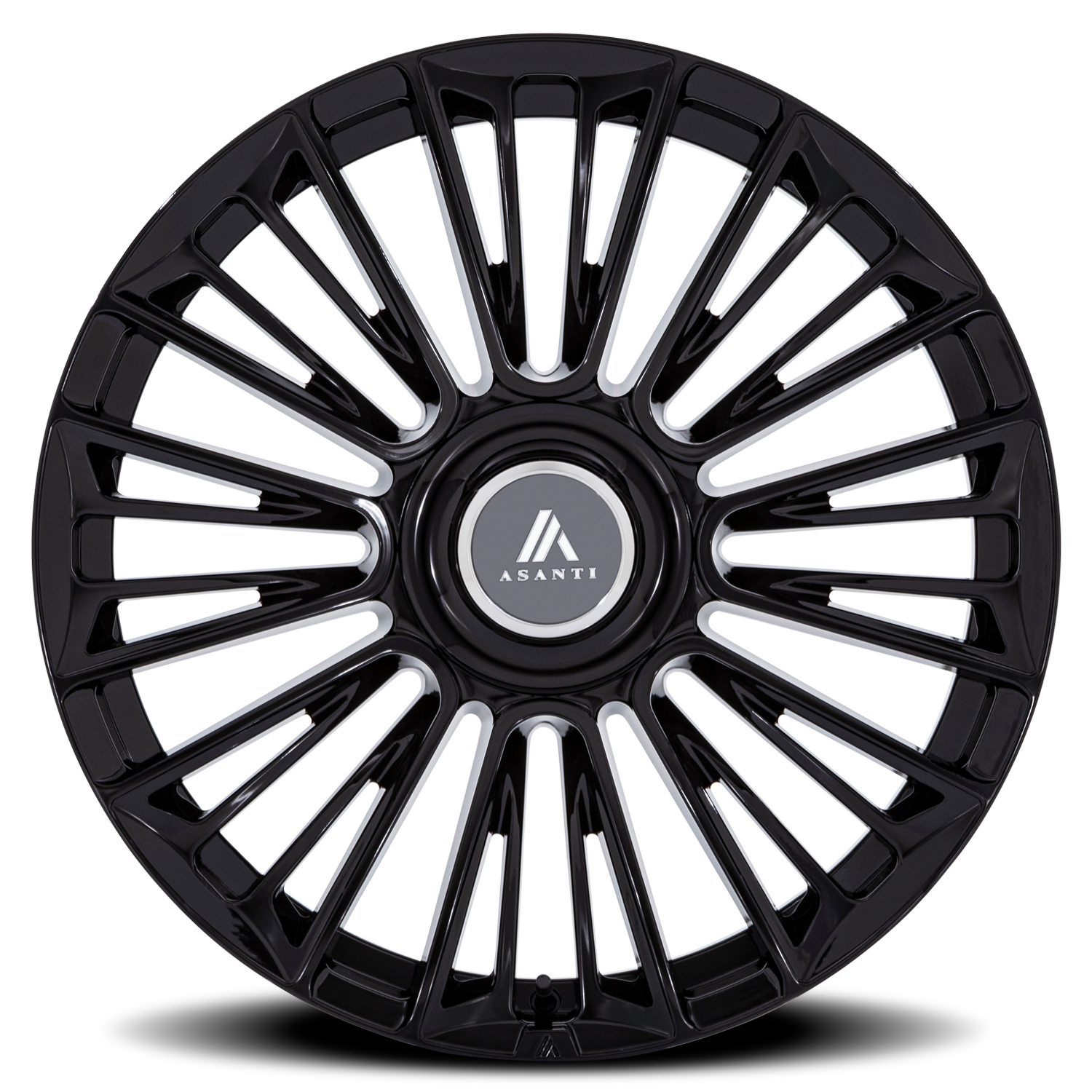 Asanti Black Label Premier AB049 BX 24x10 +20 5x112/5x120mm 74.1mm Gloss Black