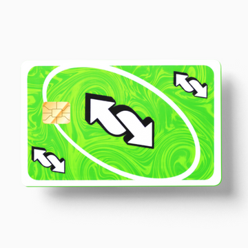 Uno Reverse Card Green (Holographic)
