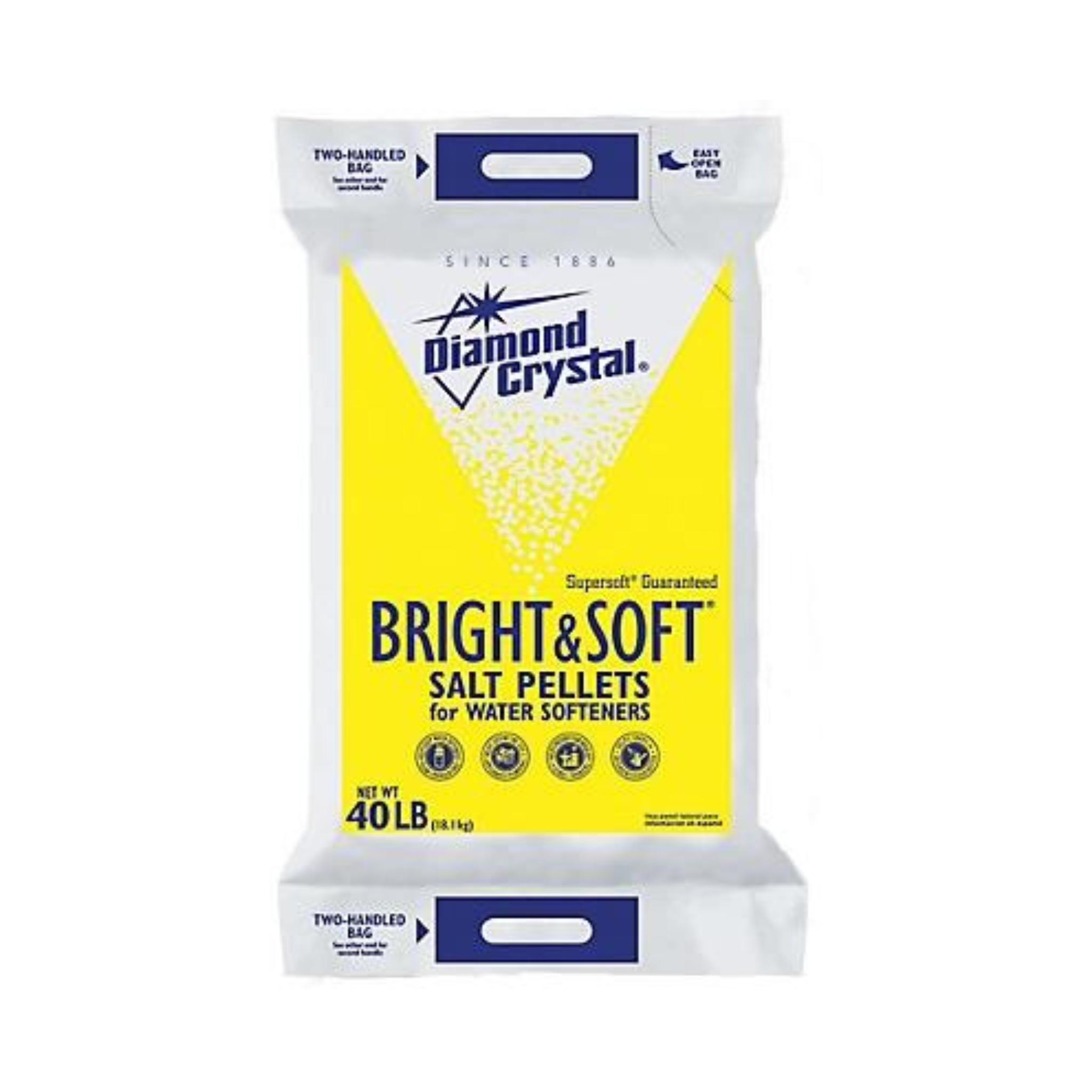 Diamond Crystals Bright & Soft Water Softener Salt Pellets - Pittsboro Feed