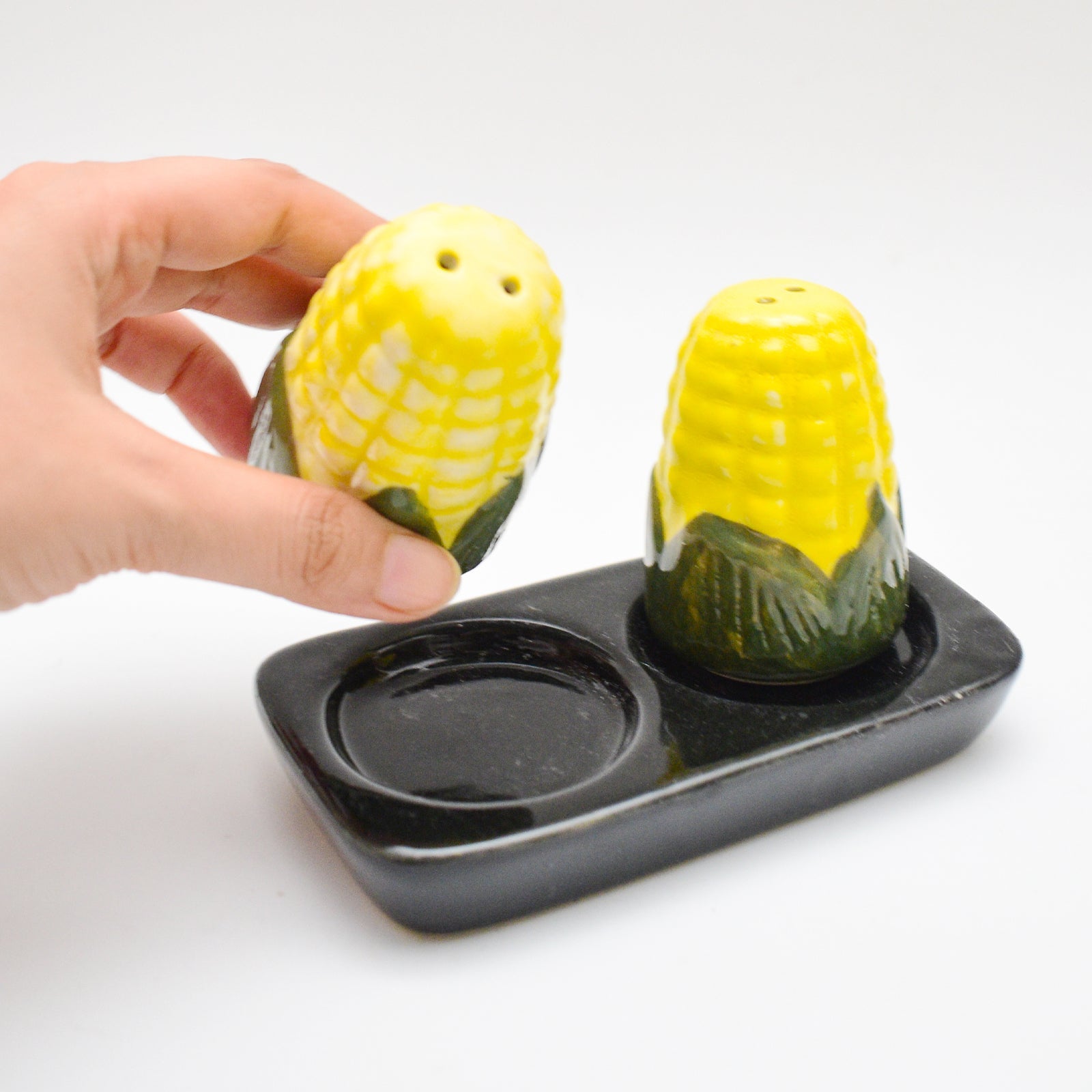 Salt & Pepper Shaker Set - Corn