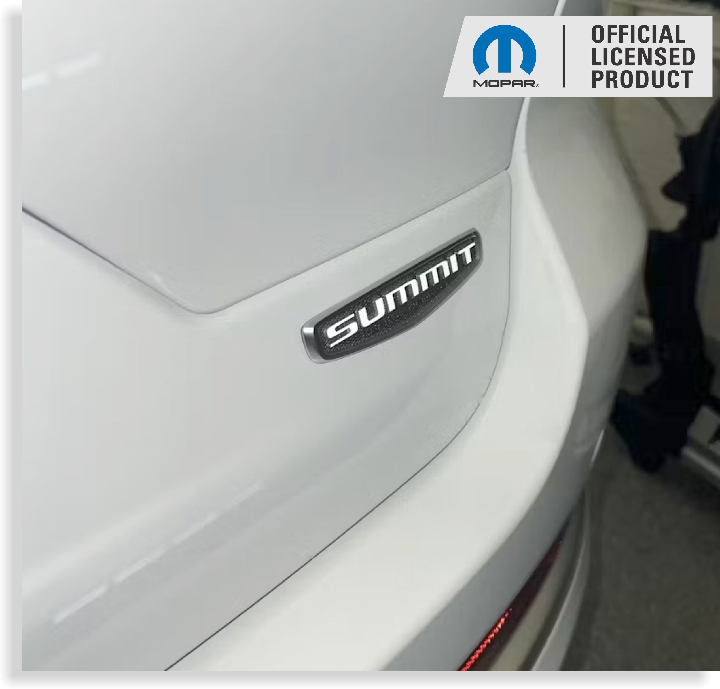 SUMMIT Emblem Overlay Decal - 2021-2025 Grand Cherokee L - Jeep:GCL:Summit-B-01-  DRIVEN - 1