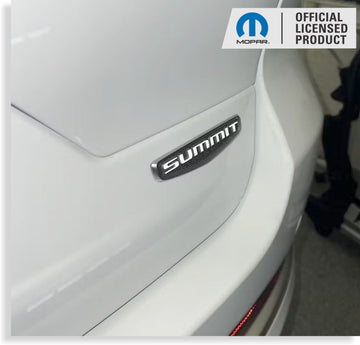 SUMMIT Emblem Overlay Decal - 2021-2025 Grand Cherokee L - Jeep:GCL:Summit-B-01-  DRIVEN - 1