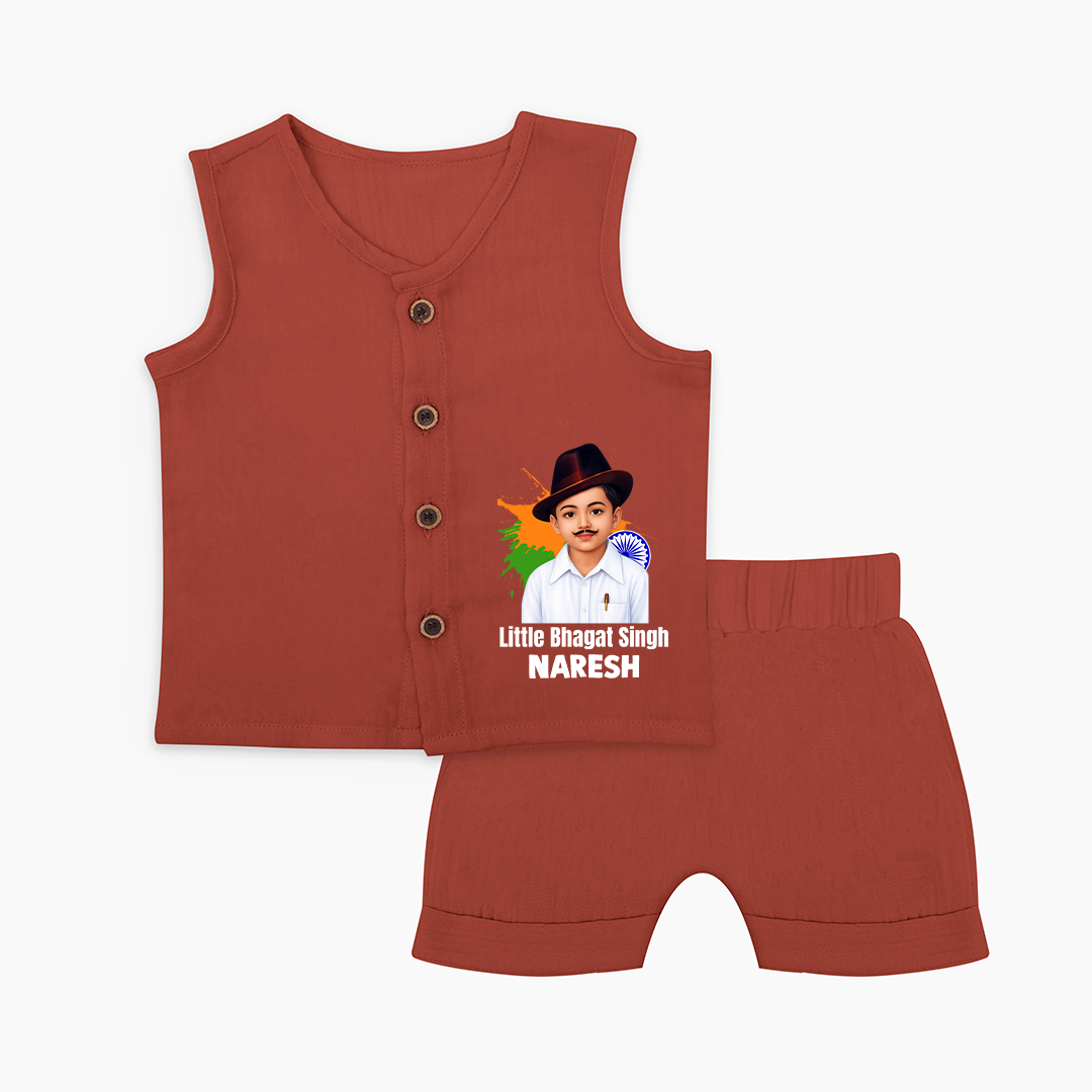 Little Bhagat Singh personalized  Baby Jabla - TOFFEE - 0 - 3 Months Old (Chest 9.8")