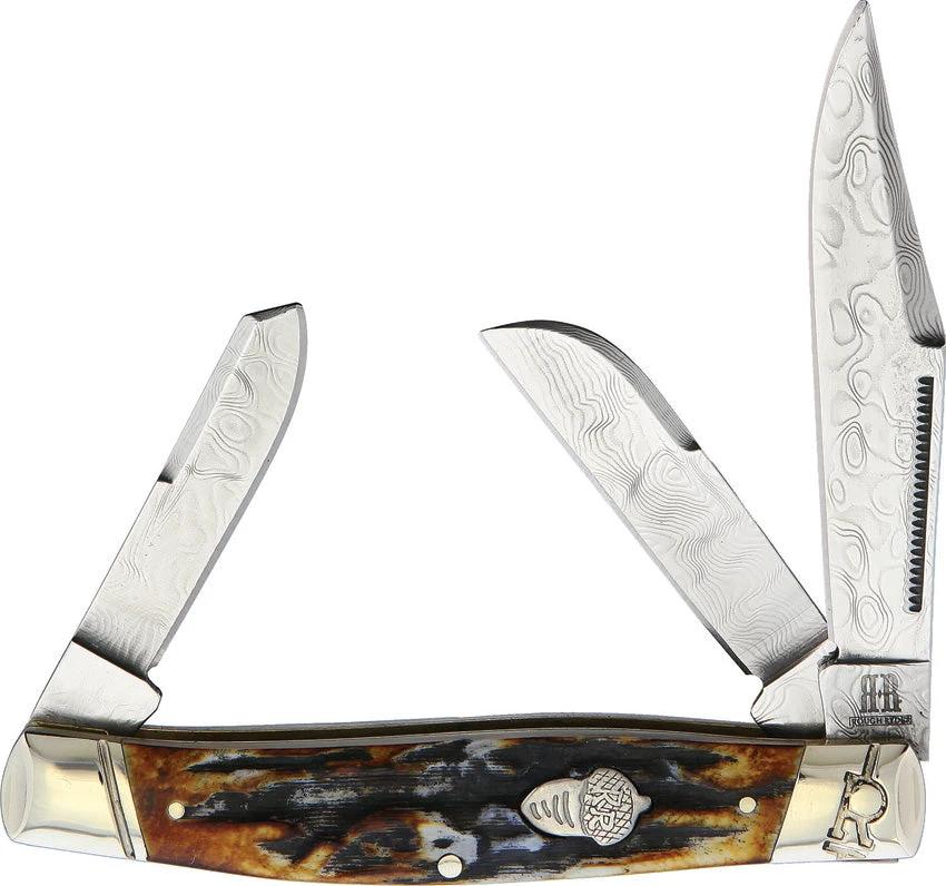 Rough Ryder Stockman Cinnamon Stag RR2160 / KB307R by Rough Ryder