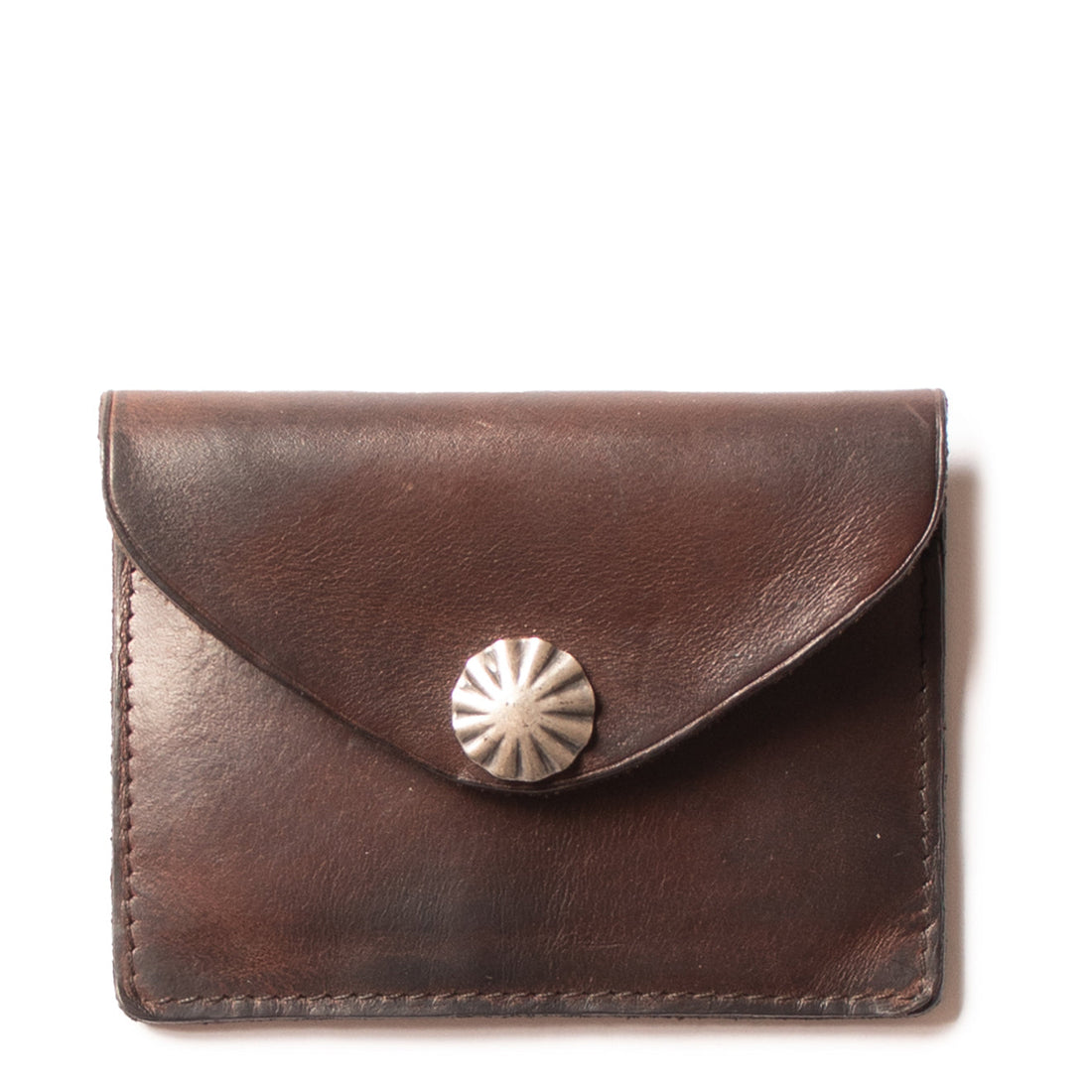 RRL by Ralph Lauren Leather Card Case Dark Brown